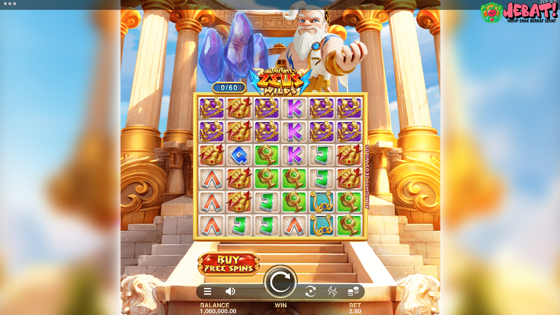 Siap Jadi Dewa Kuno? Coba Slot Almighty Zeus Wilds Sekarang