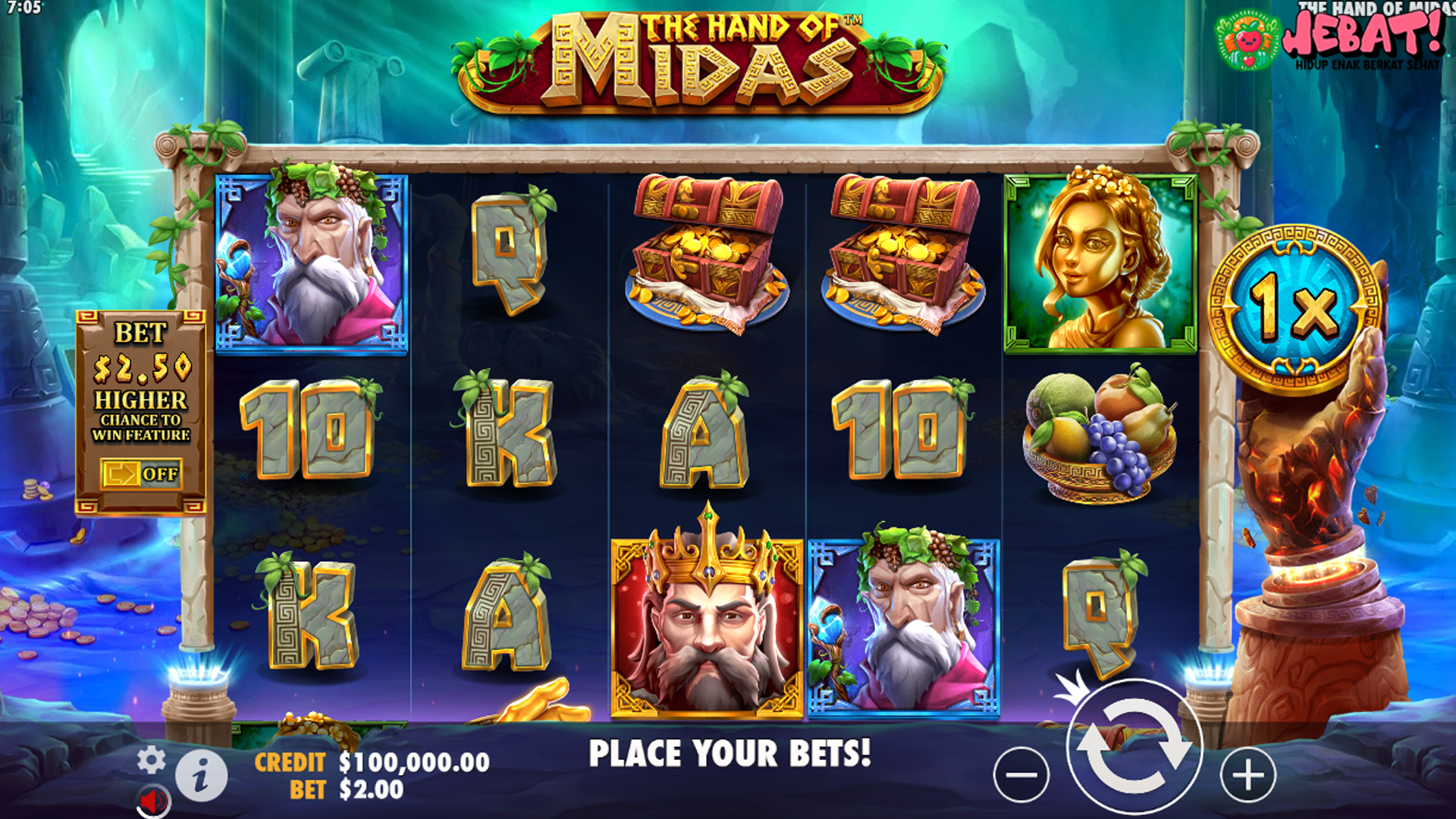 Slot The Hand of Midas: Jadilah Raja Kaya dalam Sekejap