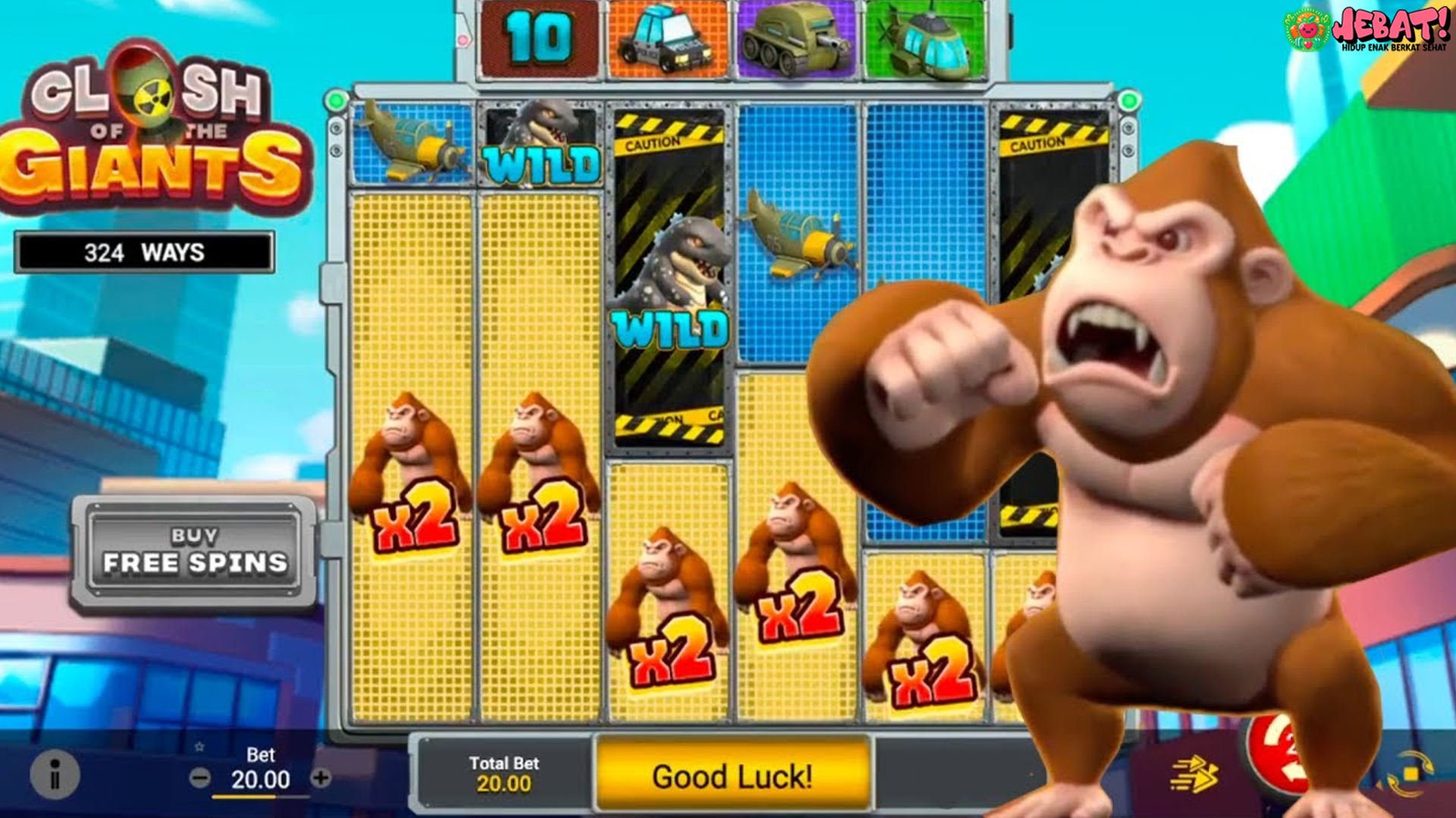 Slot Clash of the Giants: Petualangan Epik & Jackpot Menggila