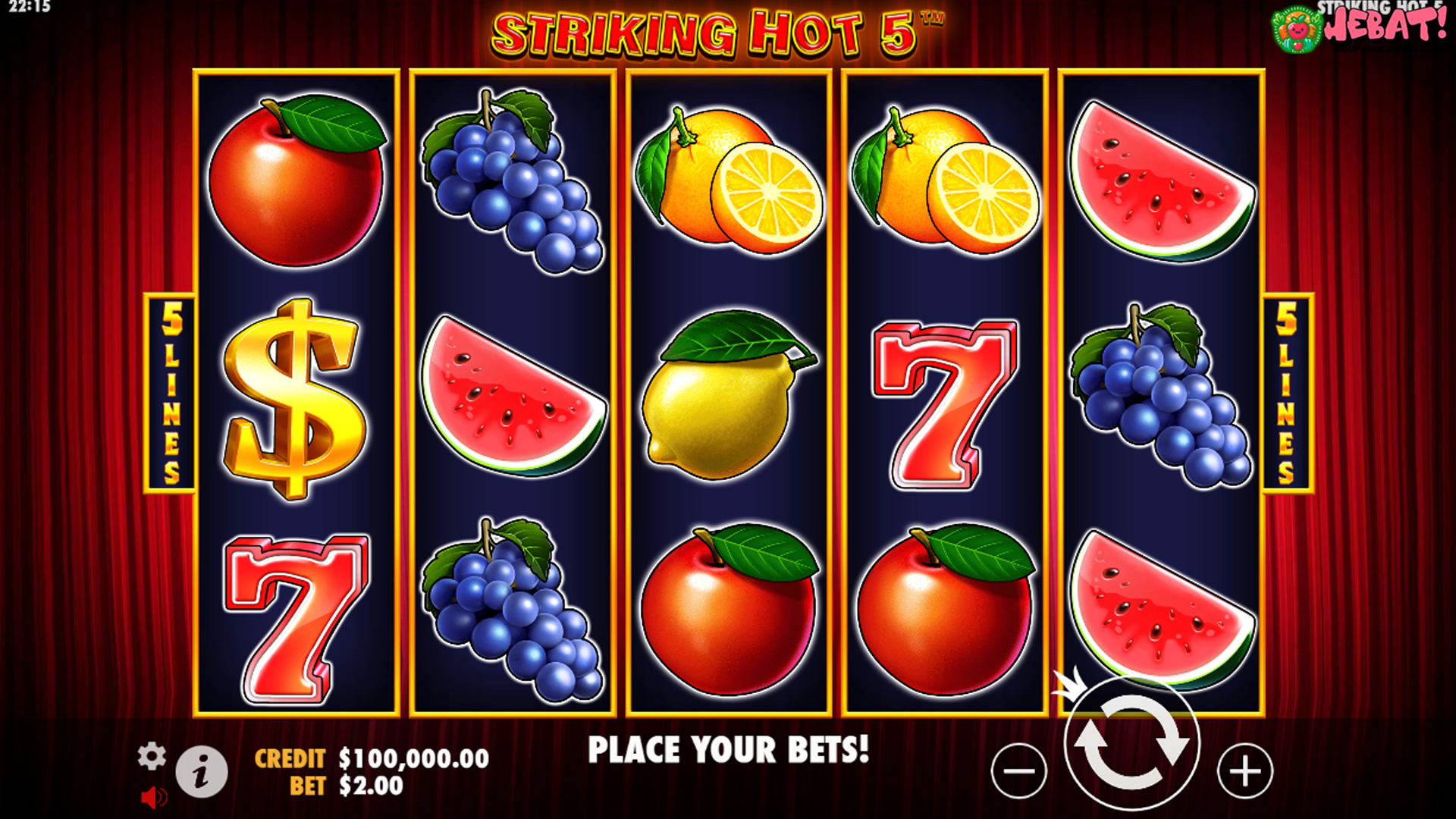 Slot Striking Hot 5: Rasakan Sensasi Panasnya Kemenangan